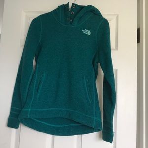 North face small hooded sweatshirt